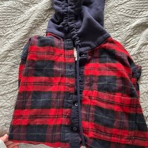 American eagle flannel schaket